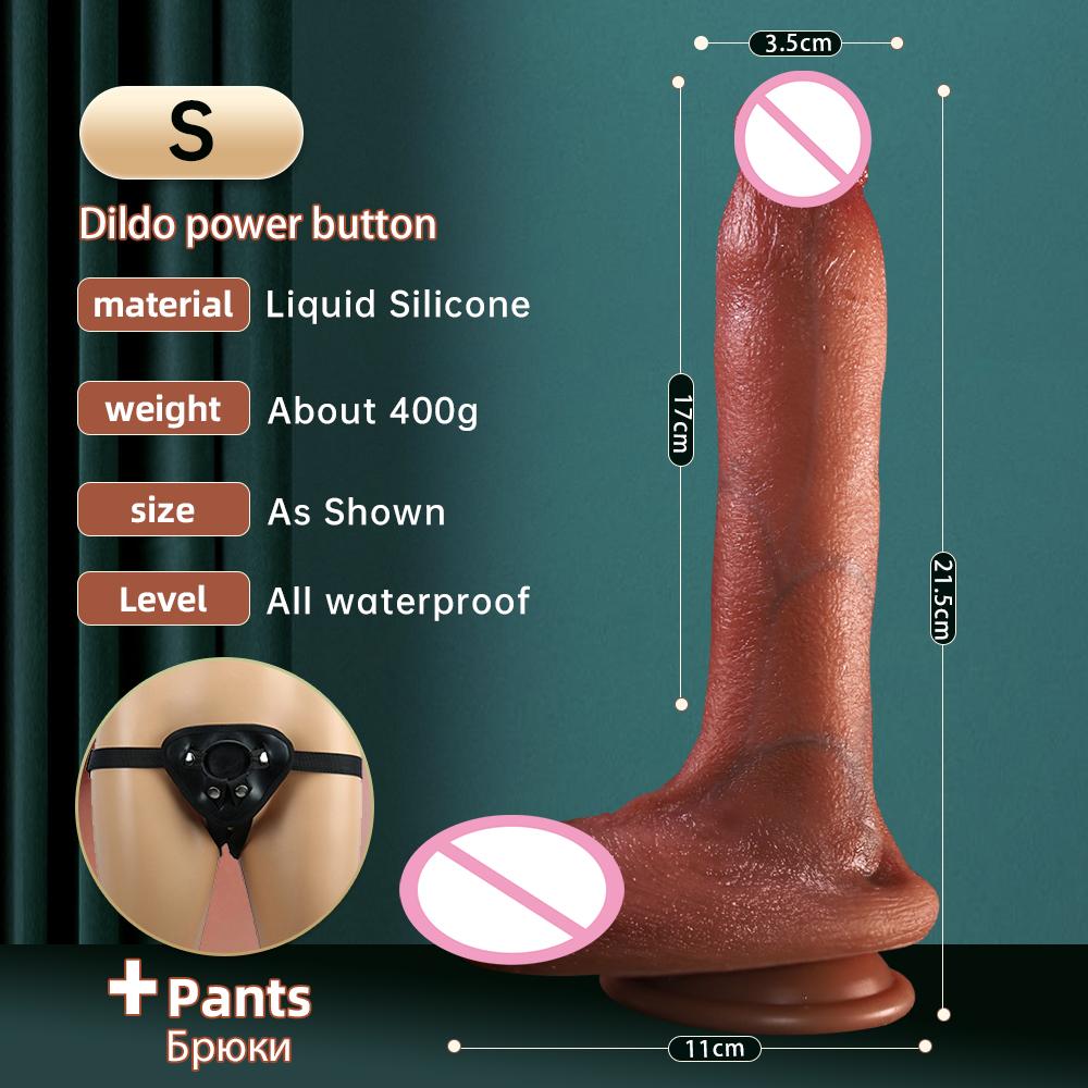 Heating Realistic Thrusting Big Dildo Vibrator Soft Huge Big Dick Penis For Woman Man G Spot Vagina Anus Masturbator Sex Toys