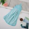 Velvet Coral Hand Towel Hanging Kitchen Towel Towel Absorbent Wipe Children Soft
