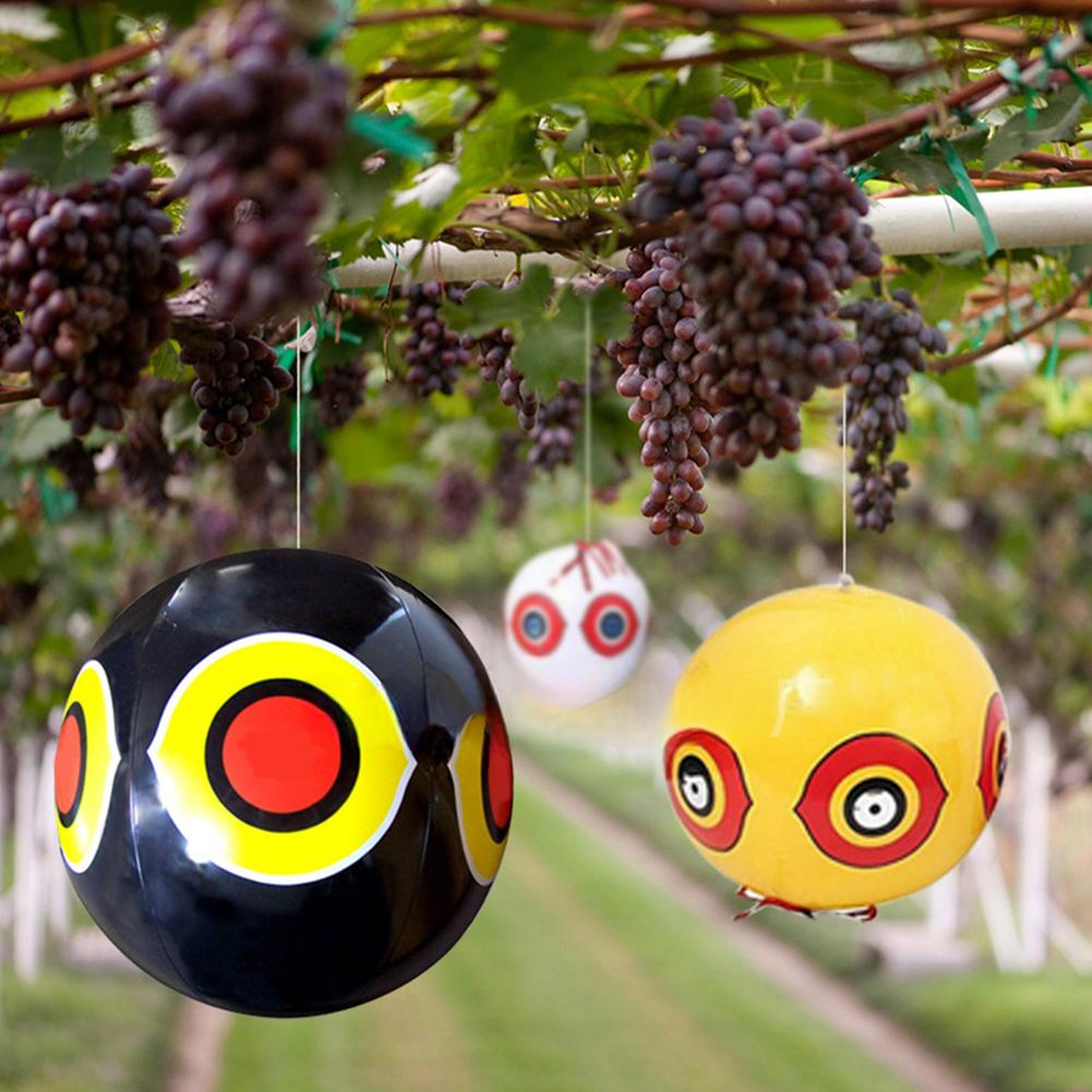 40CM Scare Eye Balloons Visual Deterrent Anti Bird Inflatable Repeller Outdoor Repellent Pest Inflatable Ball Garden Accessories