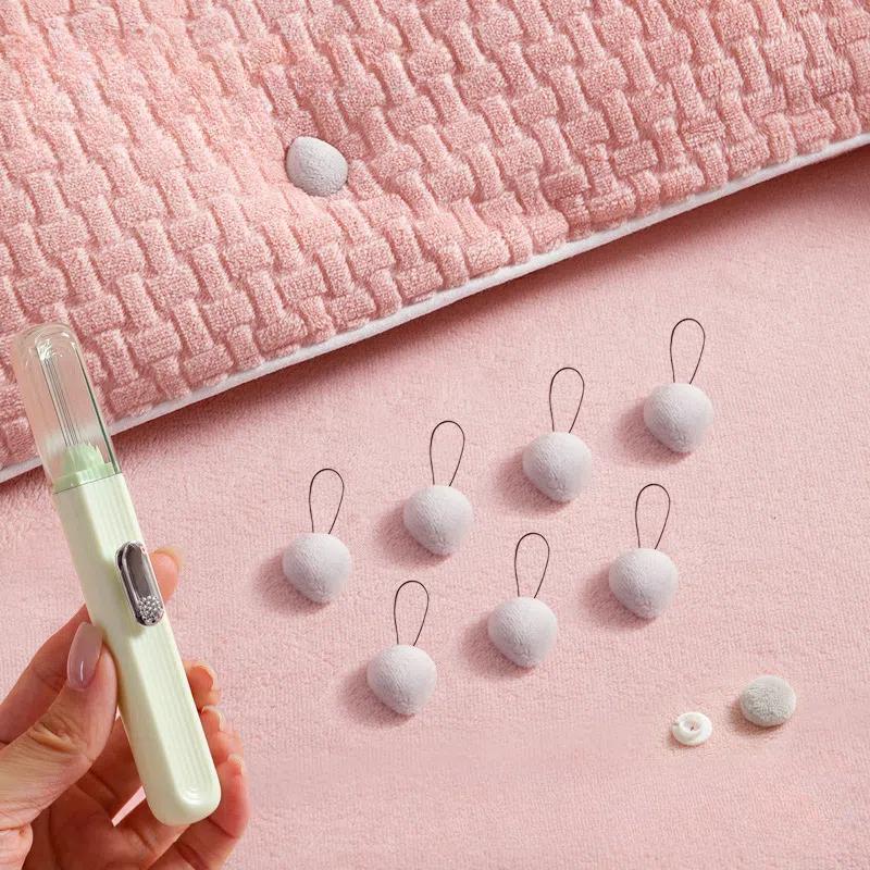 

8pcs Set Universal Quilt Cover Fixer Line Double-Sided Easily Install Bed Sheet Fastener Cotton Quilt Fixer Buckle Home Use