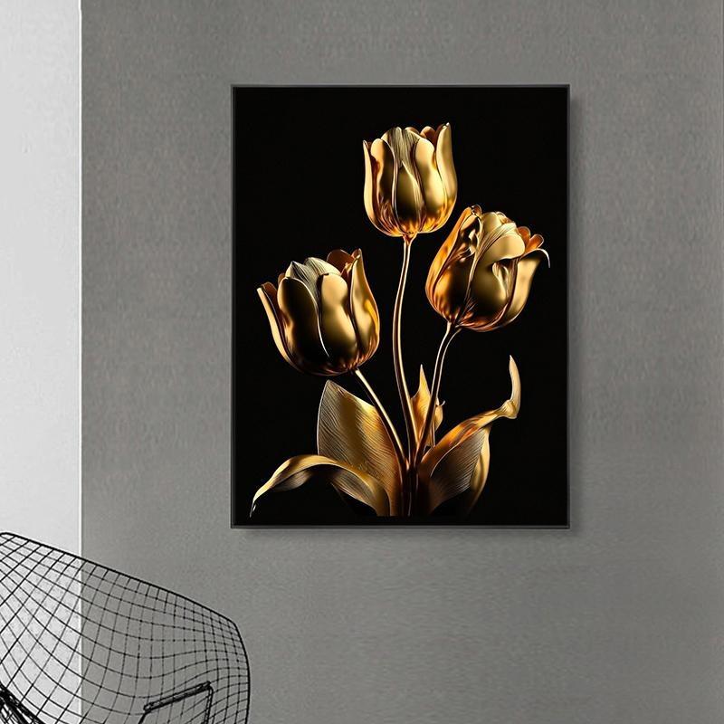 Scandinavian Bright Still Life with Flowers, Floral Art, Poster, Canvas, Painting, Abstract Vintage Wall Art for the Living Room
