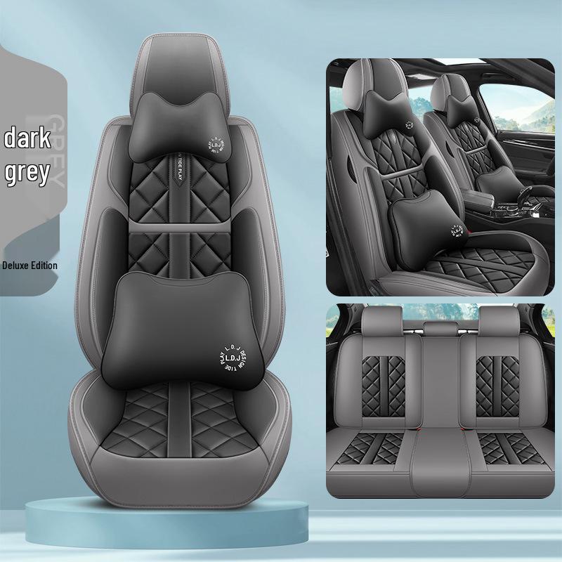 Faux Leather Car Seat Covers for Bluebird Sylphy Classic, Qashqai, Tiida Sun