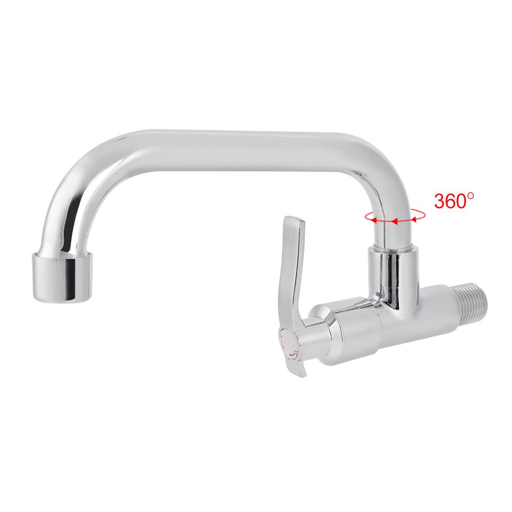 G1/2in Wall Mounted Single Cold Water Tap Sink Water Faucet for Home Kitchen Use