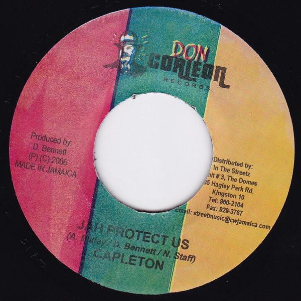 

7inch Record CAPLETON - Jah Protect Us NONE Don Corleon Rec 2006 Jamaica Reggae, Ska & Dub Used