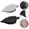 Door Stopper  Leaves Wedge Floor Stackable Stops Indoor Door Stopper Duty Rubber Floor Stop Prevents Doors From Closing
