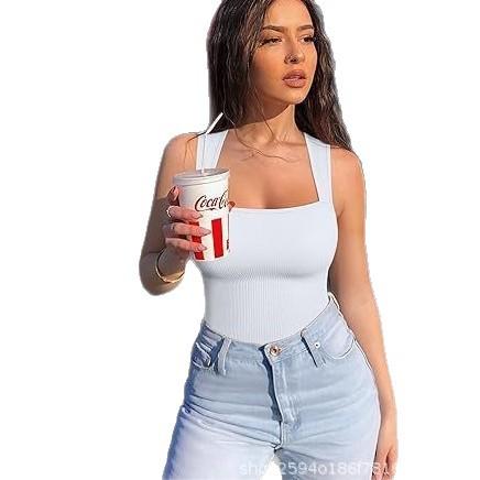 Europe And The United States Popular Yoga Fitness Triangle Onesie Abdominal Elastic Shapewear Sexy Hip Sportswear