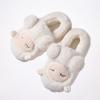 Cotton Slippers for Women In Winter Cartoon Cute Little Sheep Warm and Plush Thick Bag Heel Hairy Shoes for Girls At Home Slippers