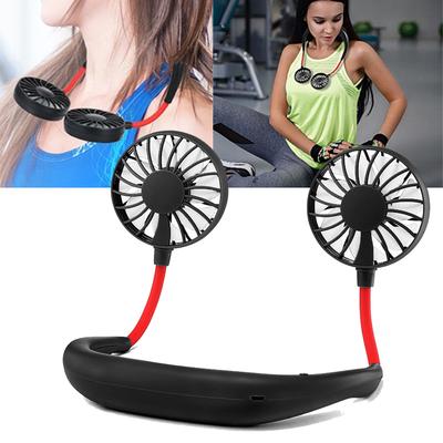Rechargeable Portable USB Neckband Lazy Neck Hanging Style   Fan