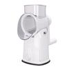  Rotating Cheese Grater with Handle Vegetable   Round Cutter Kitchen Food Chopper White 10 Blades 