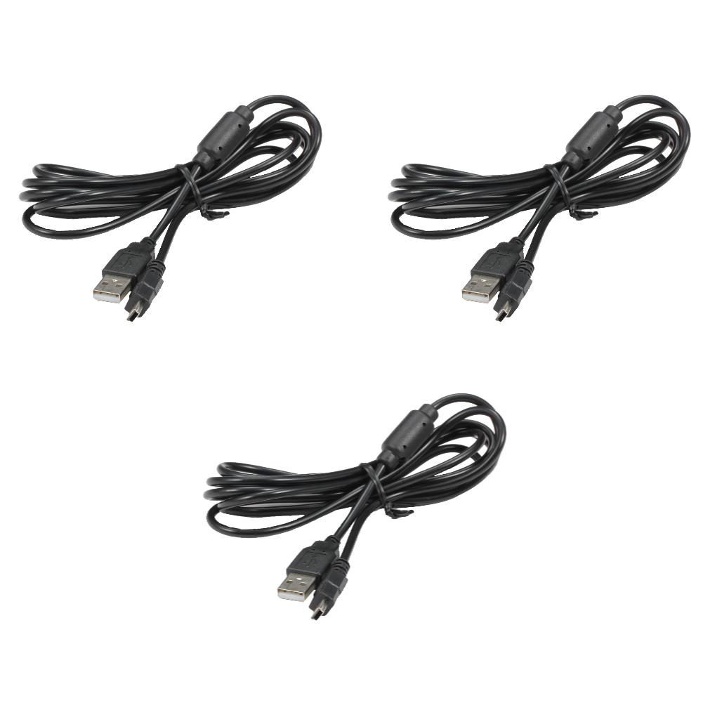For Playstation 3 1.8M USB Charge Cable for Sony PS3 Wireless Game Console Controllers Charing Cord Wire Line with Magnetic Ring