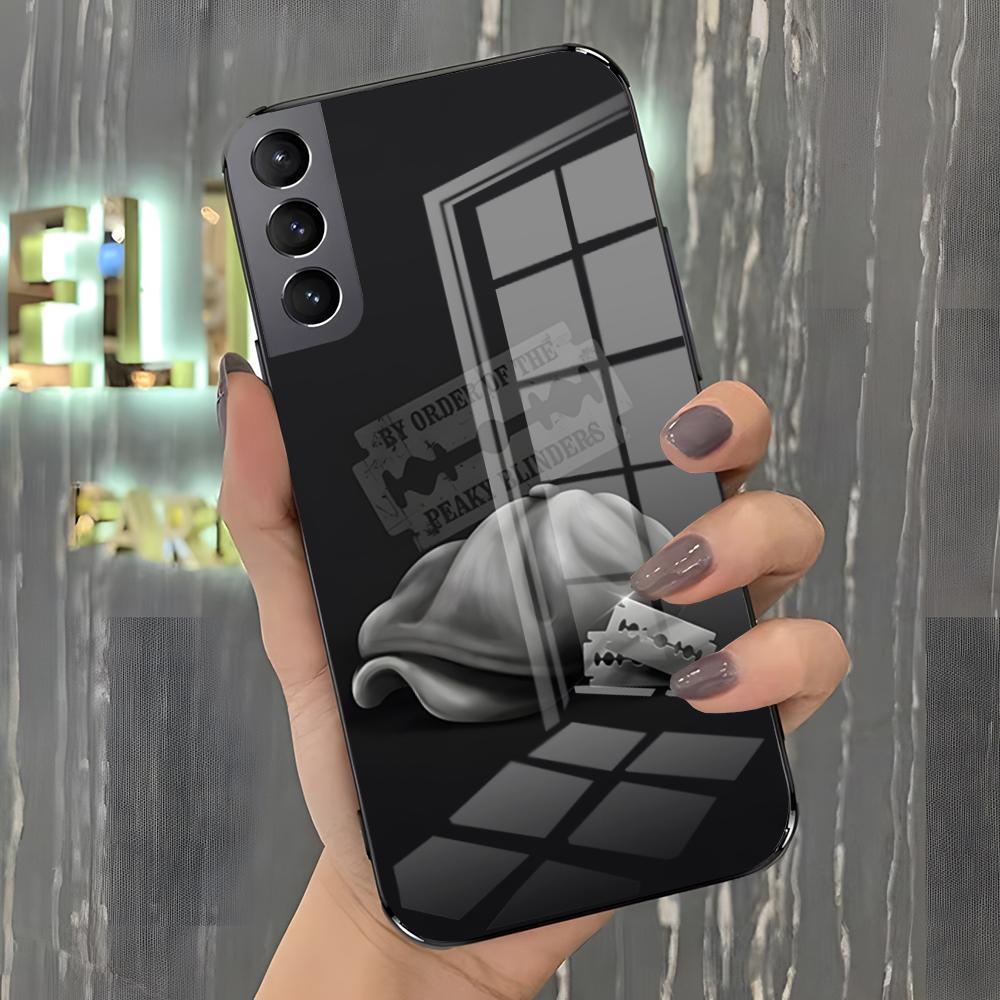 Filmový P-Peaky Blinders Pouzdro na telefon pro Samsung S26 S25 Plus S20 S20 Plus S22 Ultra S23 FE S21 Plus S21 Ultra Skleněný kryt