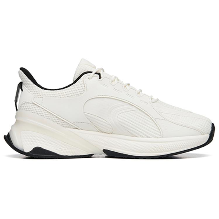 Anta C37 Series Absolute Coolness Soft Sole Slip Resistant And Breathable Low top Running Shoes Women's White Black 922245538-3