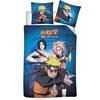 Parure de lit naruto avec taie d'oreille naruto