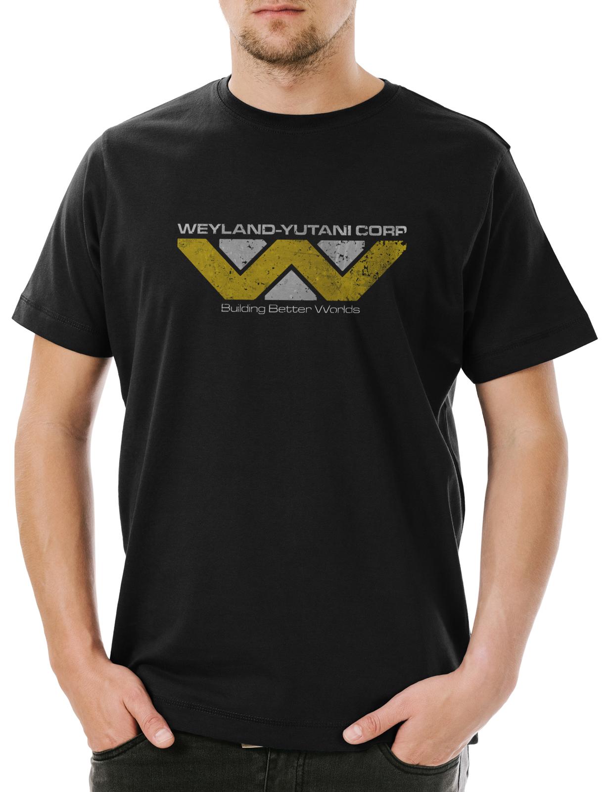 26 Weyland Yutani Corp Men s T-Shirt Prometheus USCSS Nostromo Alien Logo- Unisex T-Shirt L