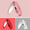 Portable Mini LED Light Tri-fold Illuminating Folding Power Bank Makeup Mirror