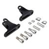 A16P-Black Rear Passenger Foot Pegs Bracket Mount Kit For  Electra Street Glide