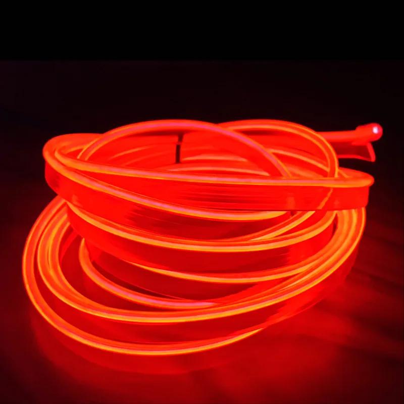 5V USB Driver New 5 Meter EL with Edge Cold Light Car Ambient Lighting LED Interior Ambient Light Luminous Line Door Gap Light
