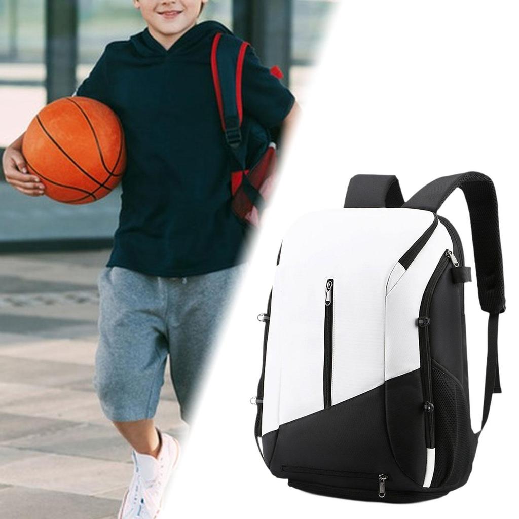 Basketball Backpack with Shoes Compartments Fitness Bag Sports Equipment Bag