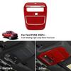 Red Front Reading Light Lamp Panel Trim Frame For Ford F-150 2021-22 Accessories