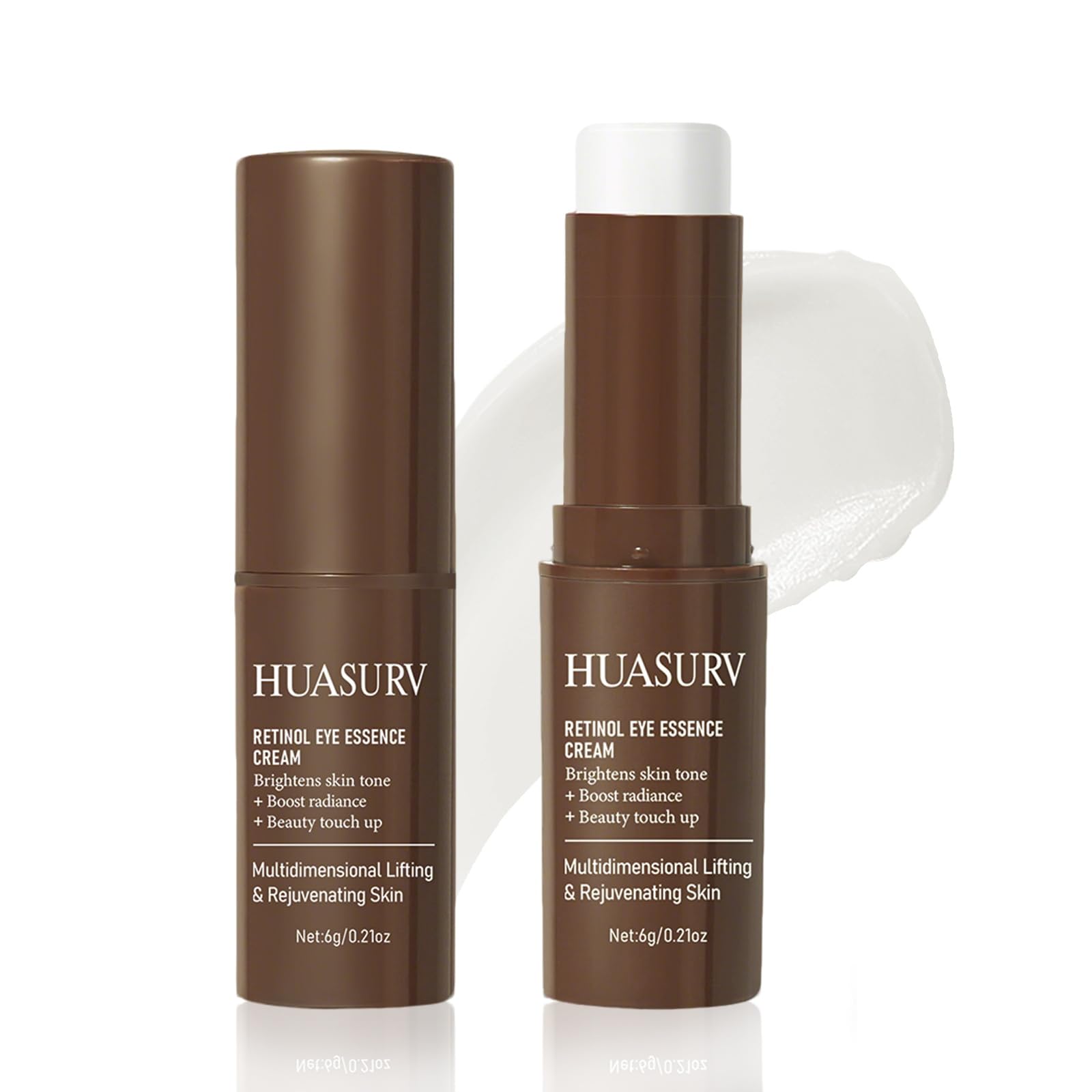 aopoka Retinol Eye Serum Stick Eye serum stick for and dullness Lightweight convenient for 1 - moisturizing, firming, brightening, care. texture,