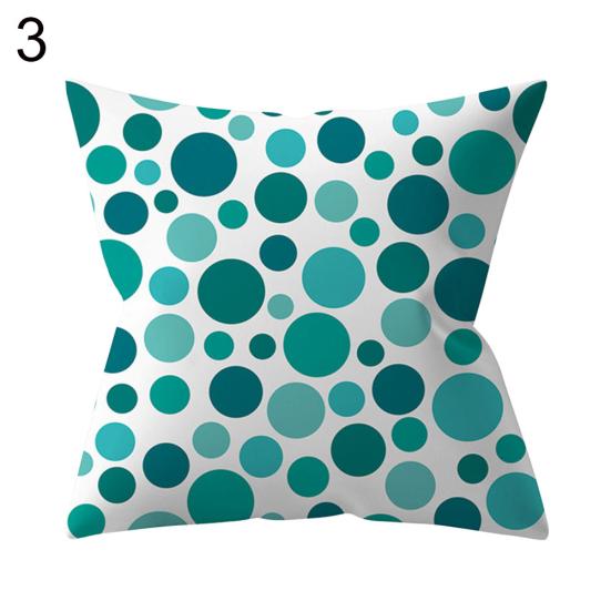 Leaf Dot Heart Case Plaid Throw Pillow Cover Cushion Sofa Bed Car Cafe