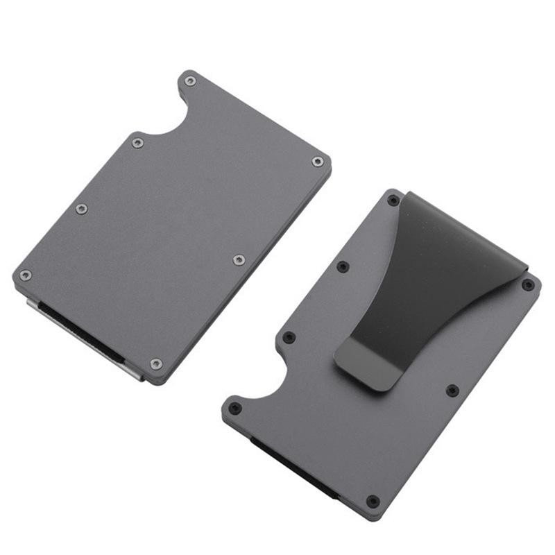 Mehrfarbiger Aluminium RFID-Kreditkartenhalter - Anti-Magnetisch, Großes Fassungsvermögen, Anpassbares Laserdesign