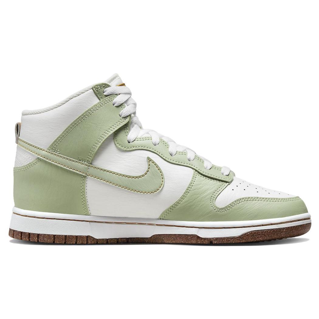 Мужские кроссовки Nike Dunk High SE Inspected By Swoosh Green Honeydew Summit-White — фото 2