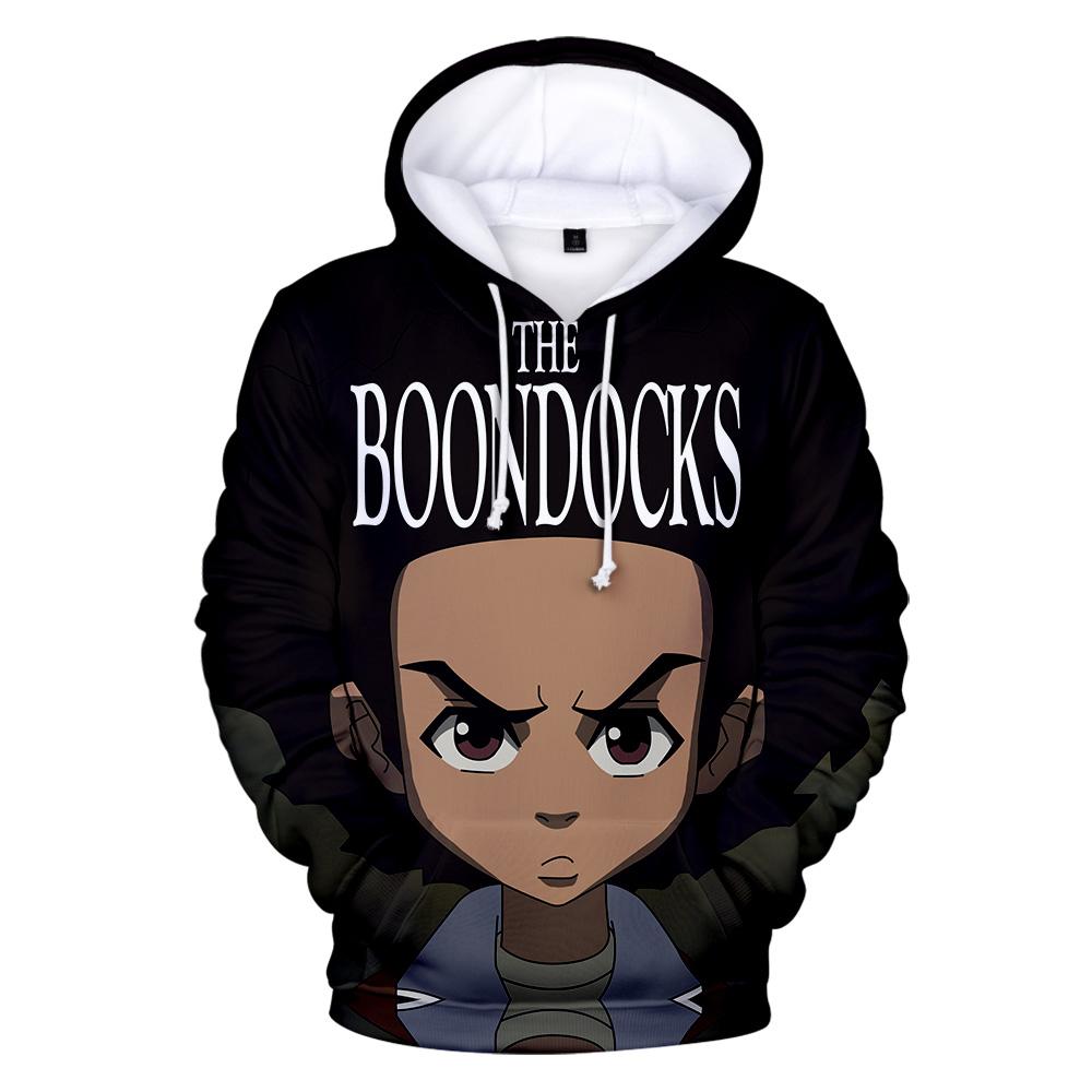The Boondocks Hoodies 3D Long Sleeve Sweatshirt Men's Hoodie Women Casual Harajuku Streetwear Unisex Oversized Clothes