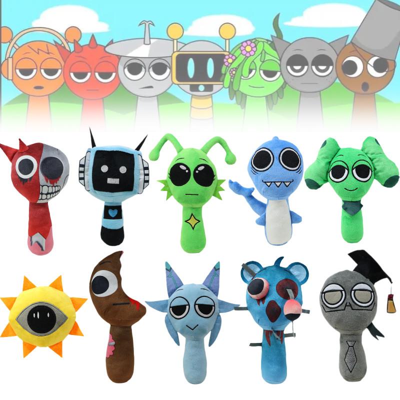Sprunki Plush Incredibox Toy Cartoon Stuffed Animal Doll Kids Collection Gift
