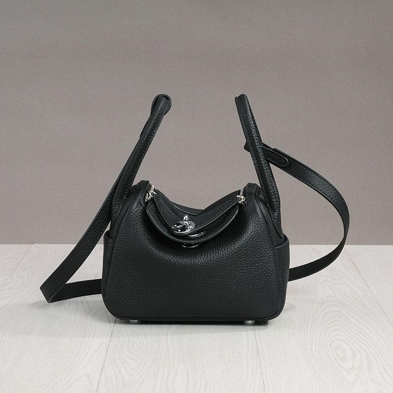 Módní taška Nová taška na léky Taška Lindi Vysoce kvalitní Vrchní vrstva Hovězí kůže Kabelka přes rameno Pravá kůže Dámská taška Explozivní