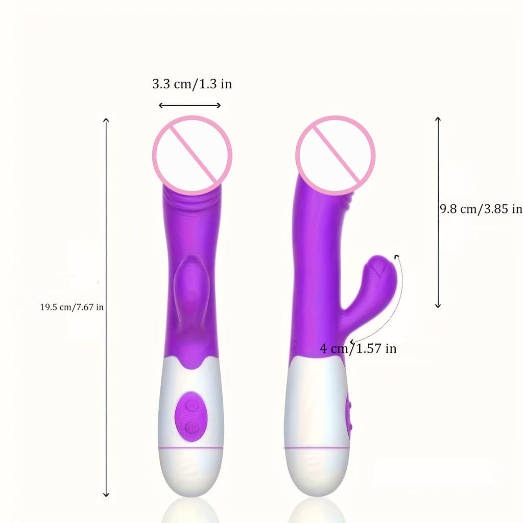 30 Speed G-Spot Vibrator, Vaginal/Clitoral Massager, Sex Toys, Female Sex Toys, Adult Toys, Sexy Toys (without Batteries)