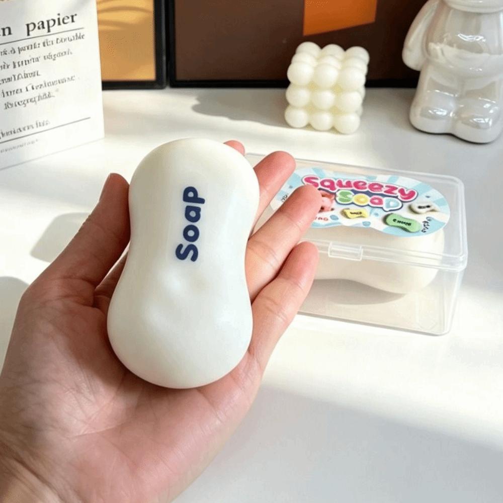 Sensory Fidget Soap Ball Squishy Wax Coating Crunchy Fidget Toy  Children Gifts
