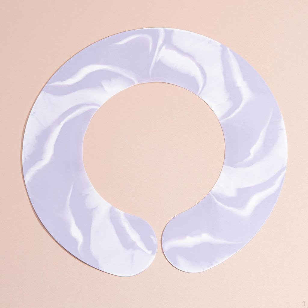 Capa de corte de cabelo, xale macio, protetor de pescoço, colar de cabeleireiro à prova d'água, tintura