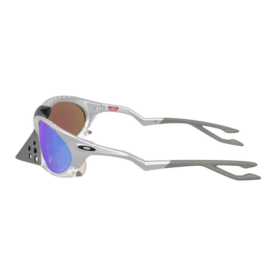 Oakley Verstellbare Gabelbügel O Matter™ Oval Sonnenbrille Unisex-Sonnenbrille Silber OO9437-1363