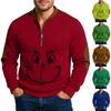 Men'S Outdoor Zipper Long Sleeved Sportswear Casual Sweatshirt