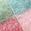 100pcs 3.5x4.5mm Shiny Crystal Beads Glass Mixed Beads Loose Spacer Beads for Bracelet DIY Jewelry Making Accessories