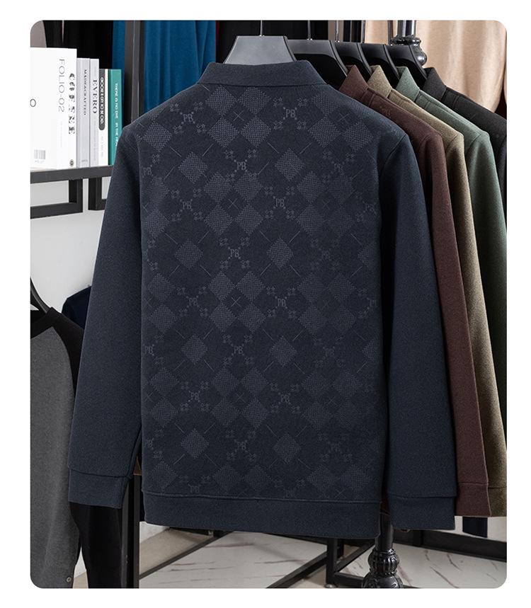 Men's Faux Two-Piece Knit Long-Sleeve Thermal Top