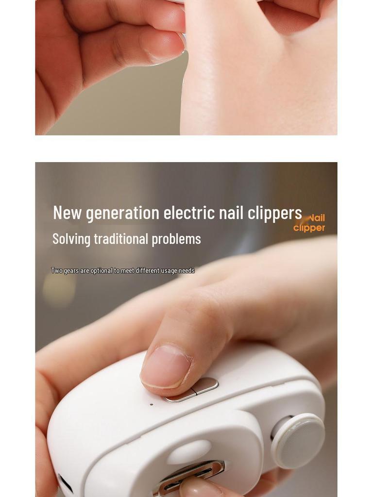 Child-Safe Electric Nail Clipper & Adult Trimmer Set