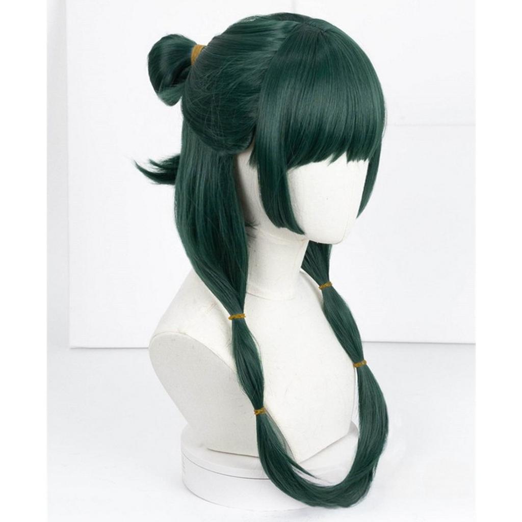 Maomao Cosplay Paruka Deníky lékárnice Kusuriya No Hitorigoto Anime Zelené Syntetické Vlasy Tepelně Odolná Dámská Čepice na Halloween
