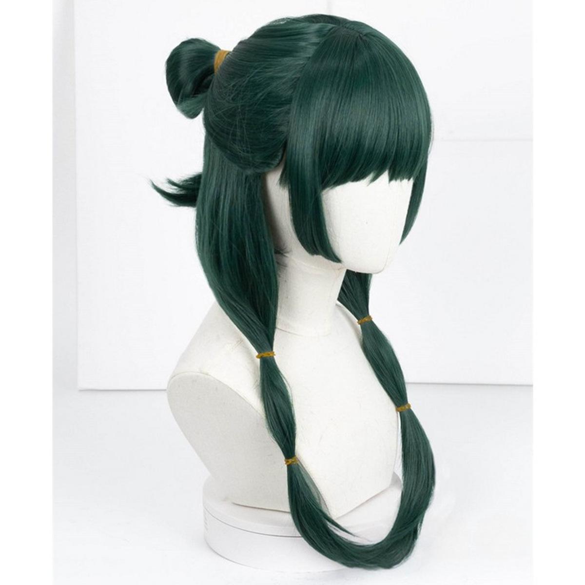 Maomao Cosplay Pruik De Apotheker Dagboeken Kusuriya No Hitorigoto Anime Groen Synthetisch Haar Hittebestendig Halloween Dames Kap black