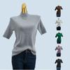 Revoked by Brand Fat Sister Plus Size Half-Turtleneck Heattech Half Sleeves Loose Simple Pullover High Elastic Knitting Bottoming Shirt for Women