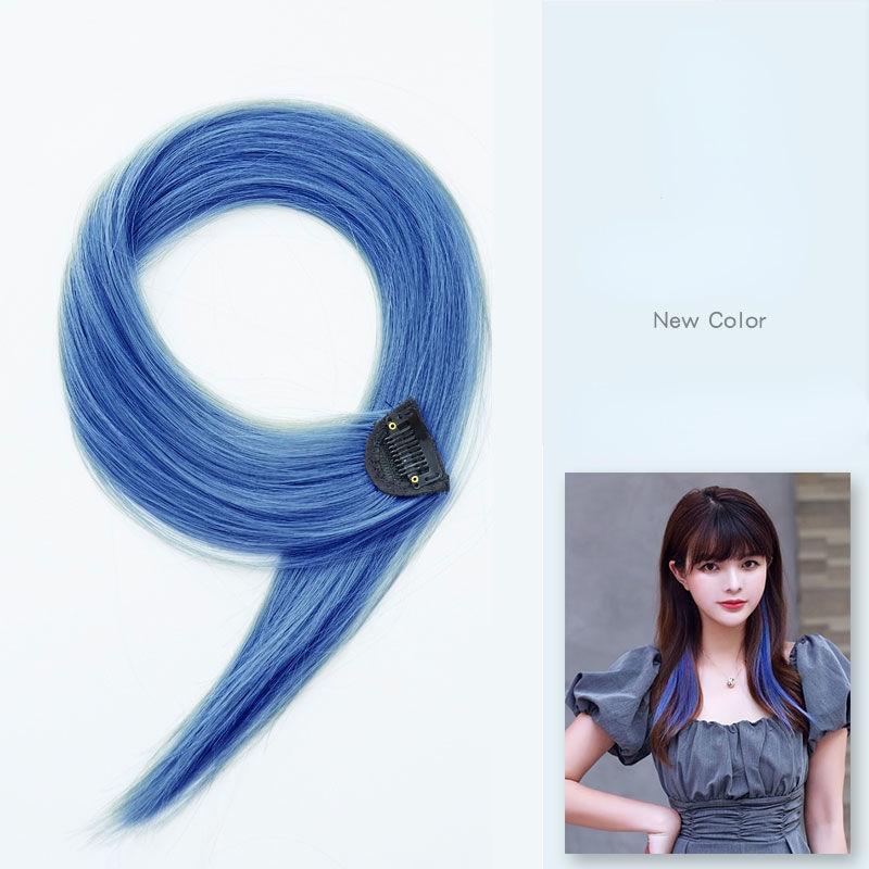 60cm Hair Extension Clip In Hairpiece Long Straight Hanging Ear Wig Clip Synthetic Hair Extensions Accessories Hairpiece Hairpin