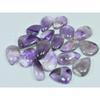 235Cts. Natural Amethyst Lace Agate Pear Shape Cabochon Gemstone 18Pcs Lot C-1906