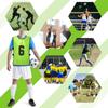 24PCS Football Pinnies Quick Drying Soccer Jerseys Youth Sports Scrimmage Basketball Team Training Numbered Bibs