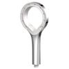 Adaptable ABS Plastic Faucet Exclusive Aesthetic Chrome Bathroom Shower Head Accessory