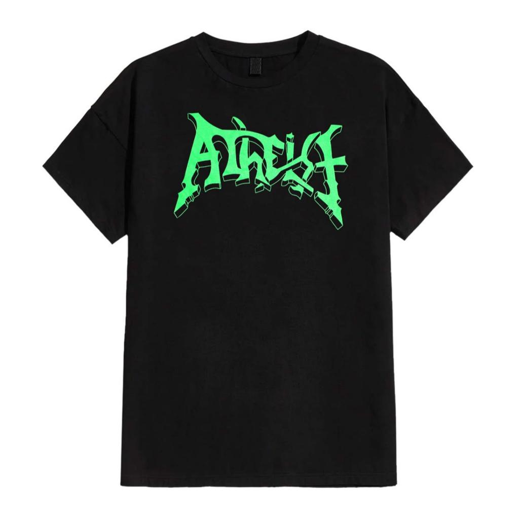 Atheist Baumwolle Band Shirt Unisex Sommer Kurzarm Modemarke T-Shirt Luxus Lässig Vintage