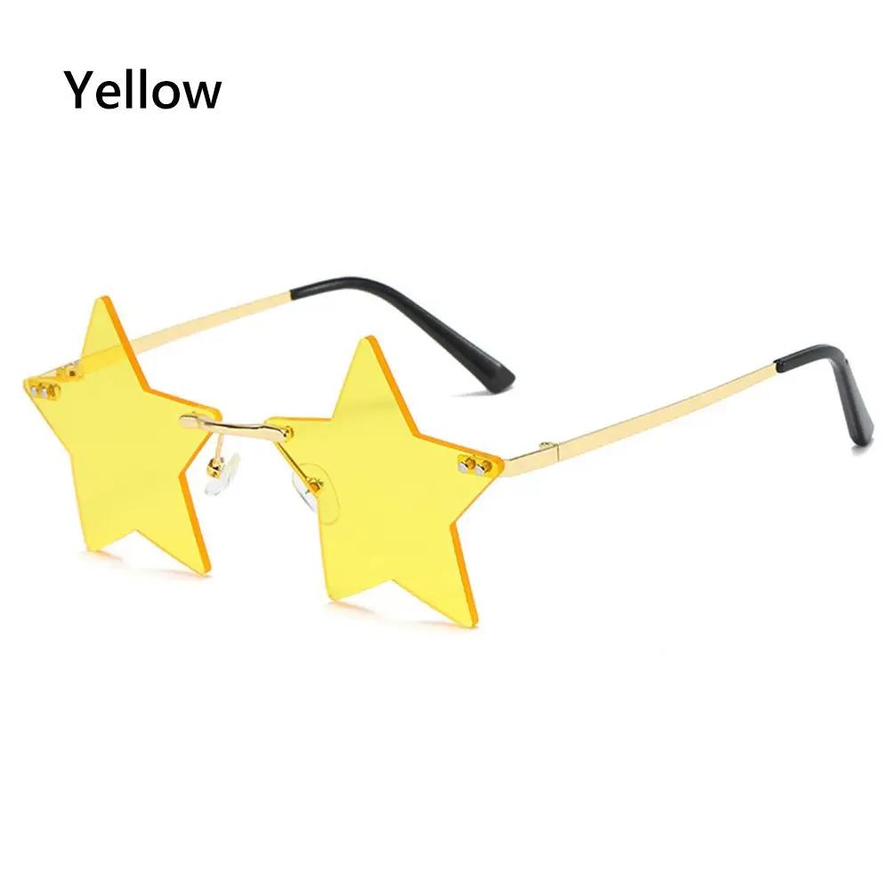 Christmas Decoration Eyeglasses for Women & Men Party Glasses Rimless Sunglasses Sun Glasses Star Shape
