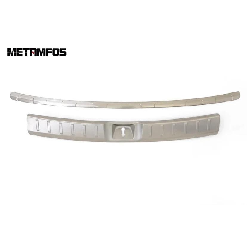 Rear Trunk Bumper Foot Plate Tailgate Door Sill Scuff Guard Plate For Mitsubishi Eclipse Cross 2017-  Car Accessories