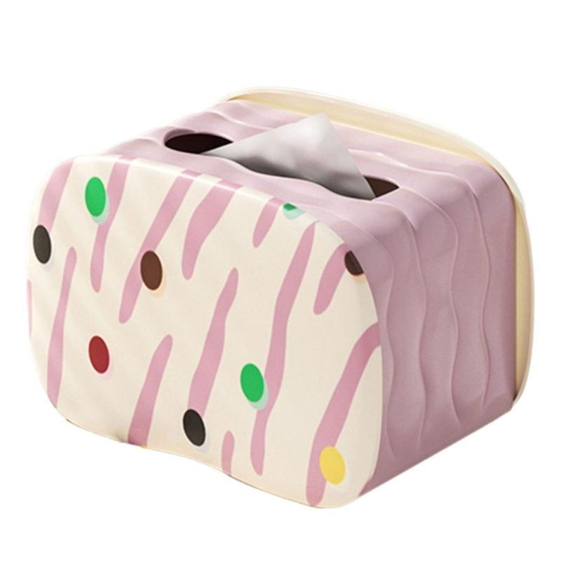 

Fashionable Tissue Dispenser Versatile Cosmetic Tissue Storage Box for Modern Interiors Bedroom Household Decoration