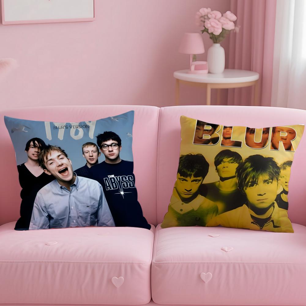 Blur Band Sänger Cool Kissenbezug Bequem Wendbarer Kissenbezug Ideal für Auto Sofa Schlafzimmer & Mehr